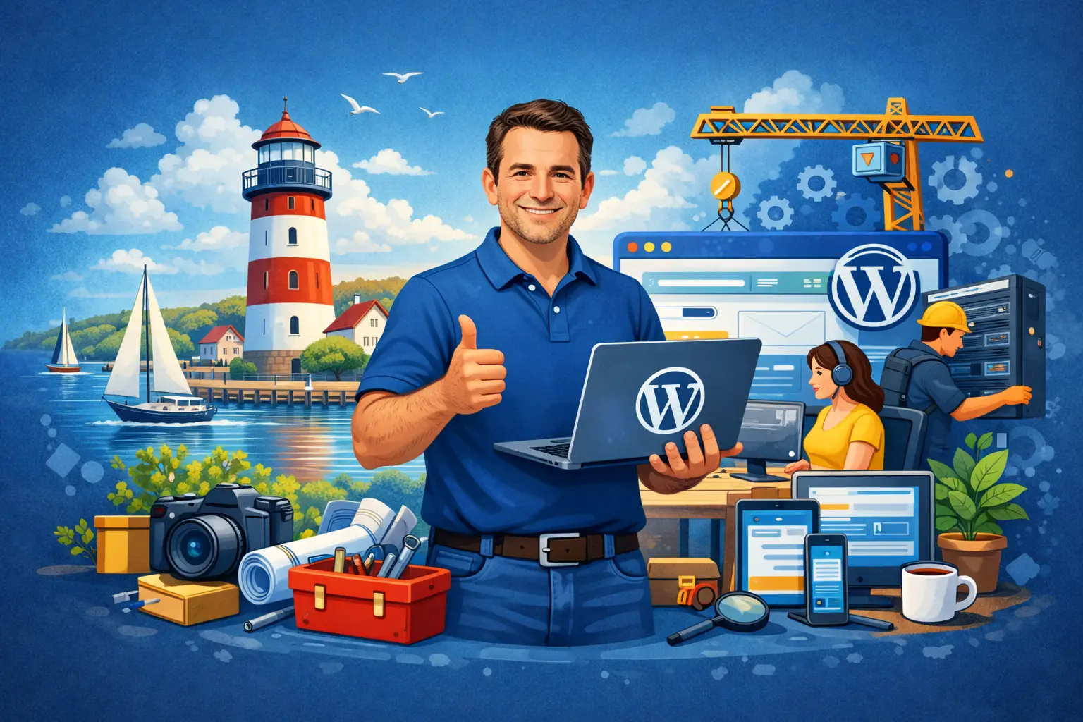 Illustration: Webentwickler